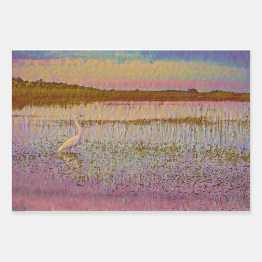 Grote grot in de wetlands inpakpapier vel (Voorkant)