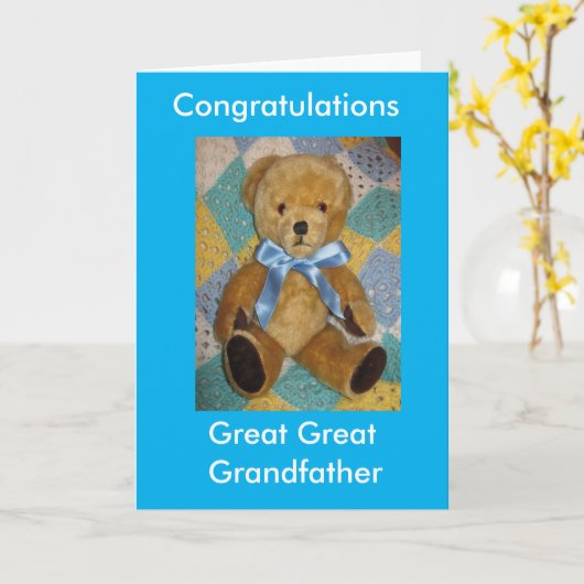 Grote Grote Grootvader kaart (Gele Bloem)