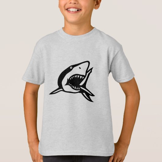 Grote haaien t-shirt voor kinderen (Voorkant)