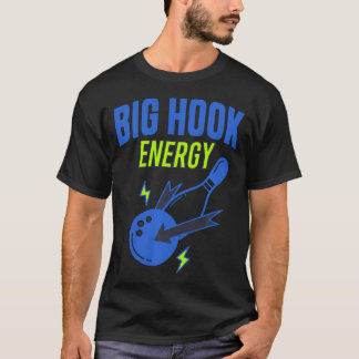 Grote Haak Energie Grappige Vissen T-shirt