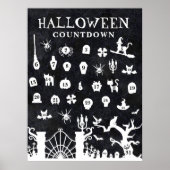 Grote Halloween Aftelling Poster (Voorkant)