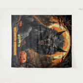 Grote Halloween Weerwolf Hanging Achtergrond Wandkleed (Voorkant (horizontaal))