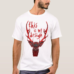Grote Hannibal Stag - Dit is mijn ontwerp T-shirt
