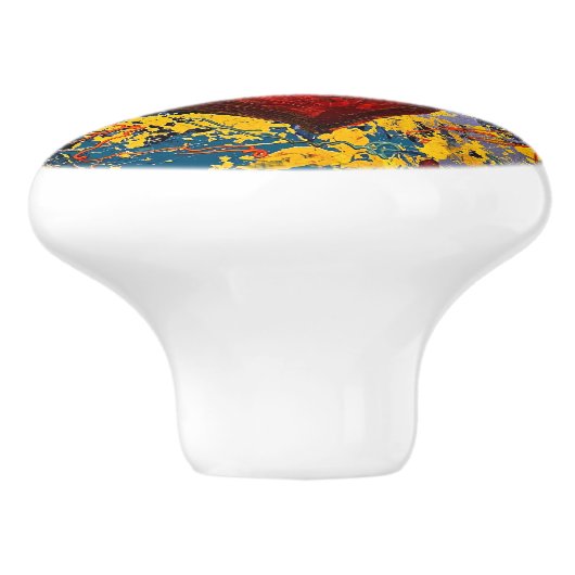 Grote Hart Keramische Pull Knop (Zijkant)