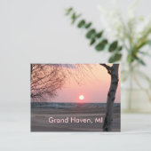 Grote Haven, MI Briefkaart (Staand voorkant)