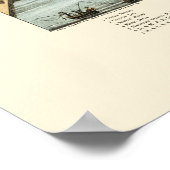 Grote Haven, MI Panorama Kaart - 1874 Poster (Hoek)