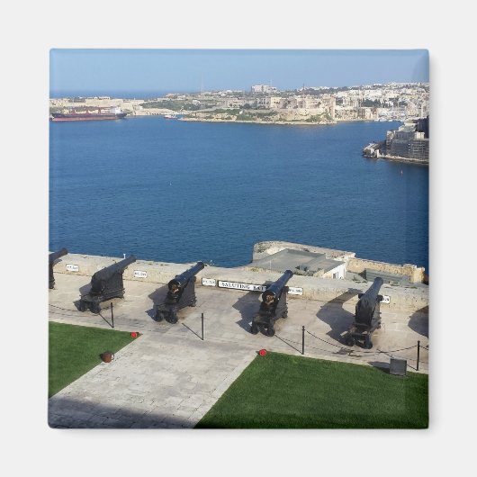 Grote haven op Malta Magneet (Voorkant)