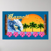 Grote Hawaiiaanse overlevingsmiddelen Poster (Voorkant)