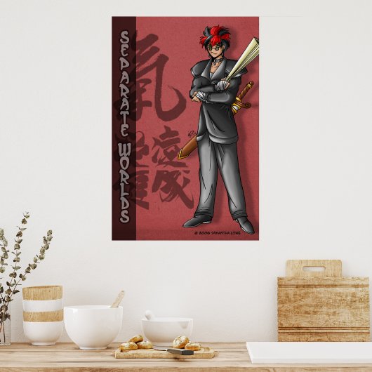 Grote Hawk-Poster Poster (Keuken)