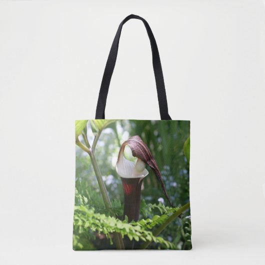 Grote hefboom in de aanloopklep tote bag (Voorkant)