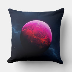 Grote helder roze planeet kussen