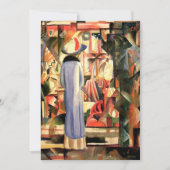 Grote heldere showcase van August Macke Feestdagenkaart (Voorkant)