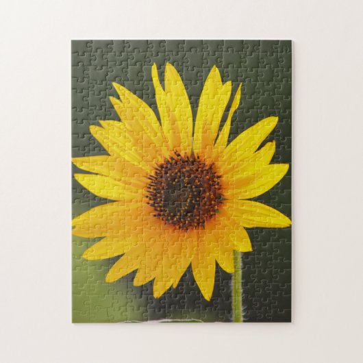 Grote Heldere Zonnebloem Natuur Puzzel (Verticaal)