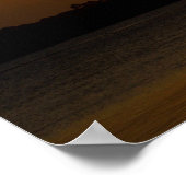 Grote helmen op zonsondergang poster (Hoek)