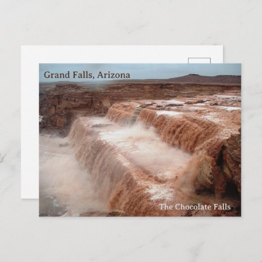 Grote Herfsten - Chocolade Herfsten, Arizona Brief Feestdagenkaart (Voorkant / Achterkant)