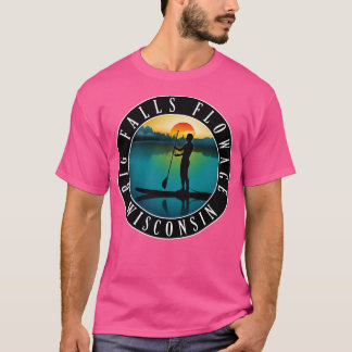 Grote Herfsten Flowage Wisconsin Paddleboarding T-shirt
