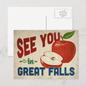 Grote Herfsten Montana Apple - Vintage Travel Briefkaart (Voorkant / Achterkant)