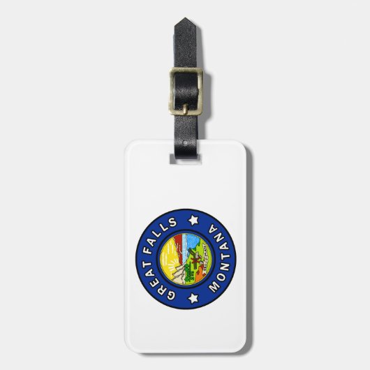 Grote Herfsten Montana Bagagelabel (Voorkant verticaal)