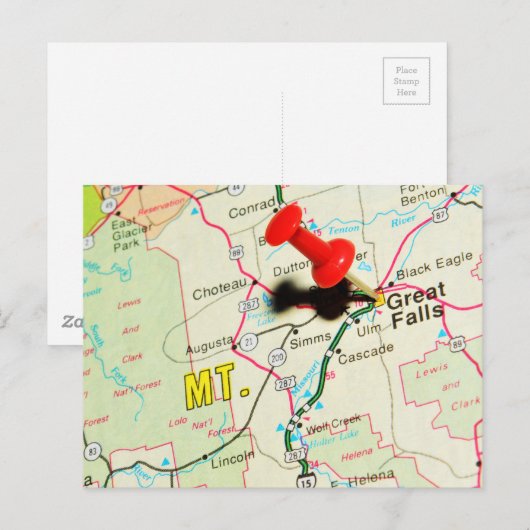 Grote Herfsten, Montana Briefkaart (Voorkant / Achterkant)