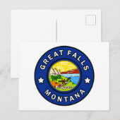 Grote Herfsten Montana Briefkaart (Voorkant / Achterkant)