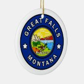 Grote Herfsten Montana Keramisch Ornament (Rechts)