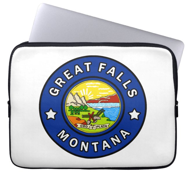 Grote Herfsten Montana Laptop Sleeve (Voorkant)