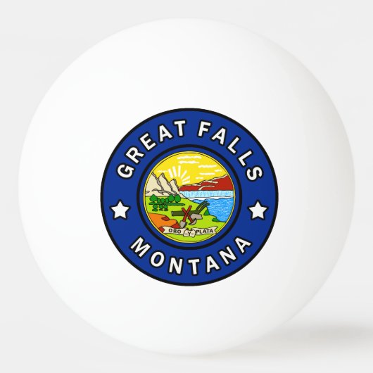 Grote Herfsten Montana Pingpongbal (Voorkant)