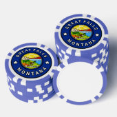 Grote Herfsten Montana Poker Chips (Opstapeling)