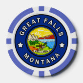 Grote Herfsten Montana Poker Chips (Voorkant)