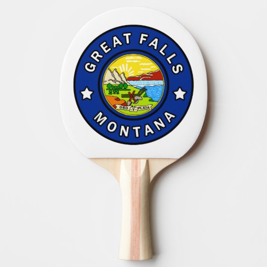 Grote Herfsten Montana Tafeltennisbatje (Voorkant)