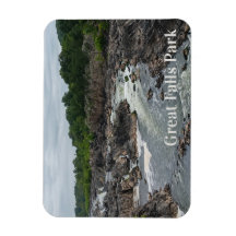 Grote Herfsten Park Potomac River bij Mather Gorge