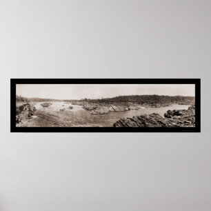 Grote Herfsten Potomac Foto 1909 Poster