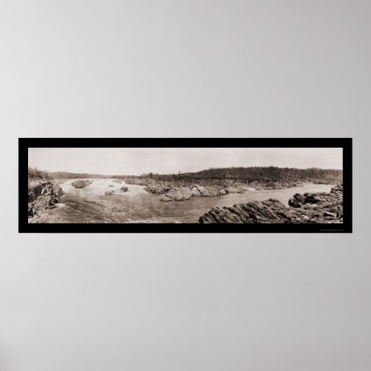 Grote Herfsten Potomac Foto 1909 Poster (Voorkant)