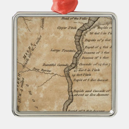 Grote Herfsten van de Missouri Metalen Ornament (Voorkant)