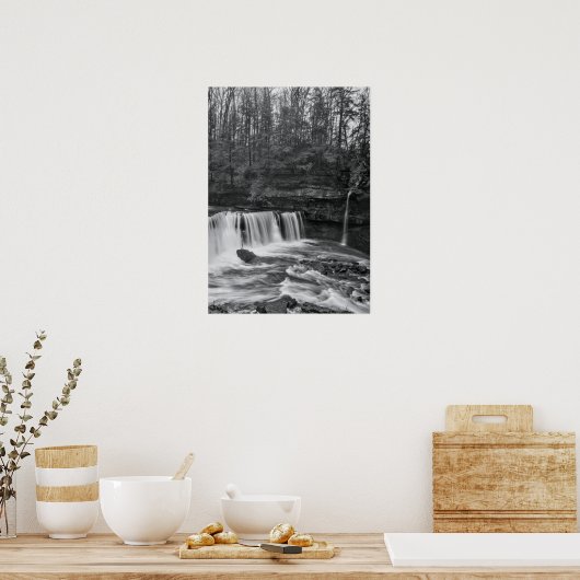 Grote Herfsten van Tinkers Creek (poster van B&w) Poster (Keuken)