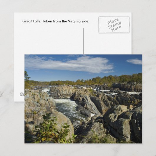 Grote Herfsten Virginia Briefkaart (Voorkant / Achterkant)