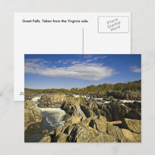 Grote Herfsten Virginia Briefkaart (Voorkant / Achterkant)