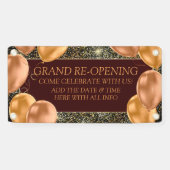 Grote heropening Gold-ballonwinkel aanpassen Spandoek (Horizontaal)