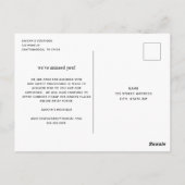 Grote heropening Mode Kleding Boutique Store Briefkaart (Achterkant)
