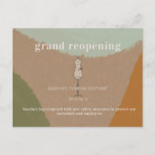 Grote heropening Mode Kleding Boutique Store Briefkaart (Voorkant)