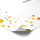 Grote heropeningswoestijn Terrazzo Poster (Hoek)