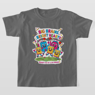 Grote hersenen, heldere harten - 1e en 2e klas bac t-shirt