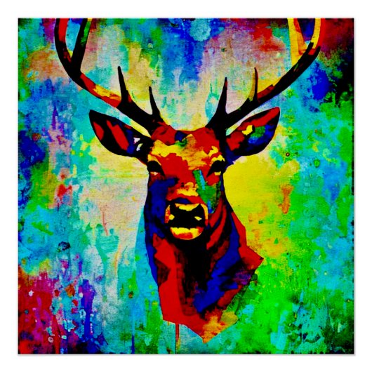 Grote hert - Proud Stag Perfect Poster (Voorkant)