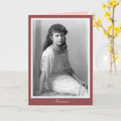 Grote Hertogin Anastasia Nikolaevna van Rusland Kaart (Gele Bloem)