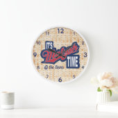 Grote  "Het is Matzah Time" Grote Klok (Huis)