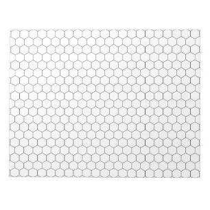 Grote hexagon-grafische notitieblok