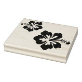Grote Hibiscus Bloem Rubber Stamp Rubberstempel (Stempel)