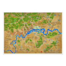 Grote historische kaart van Londen