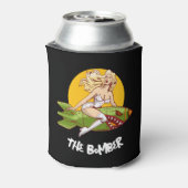 Grote Hitter Golf Vader Retro Pin Up De Bommenwerp Blikjeskoeler (Blikje Achterkant)