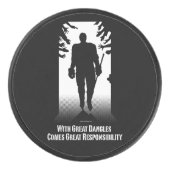 Grote Hockey Dangles Hockey Puck (Voorkant)